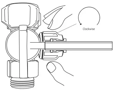 Puretec SPARQ H2 Instant Hot and Ambient Filtered Water Appliance - Fitting 3