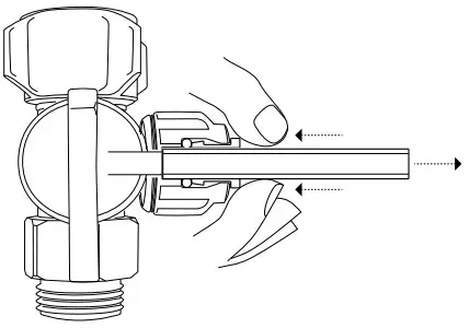 Puretec SPARQ H2 Instant Hot and Ambient Filtered Water Appliance - Fitting 5