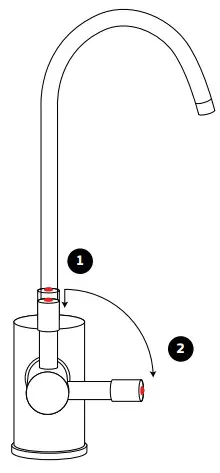 Puretec SPARQ H2 Instant Hot and Ambient Filtered Water Appliance - Operation
