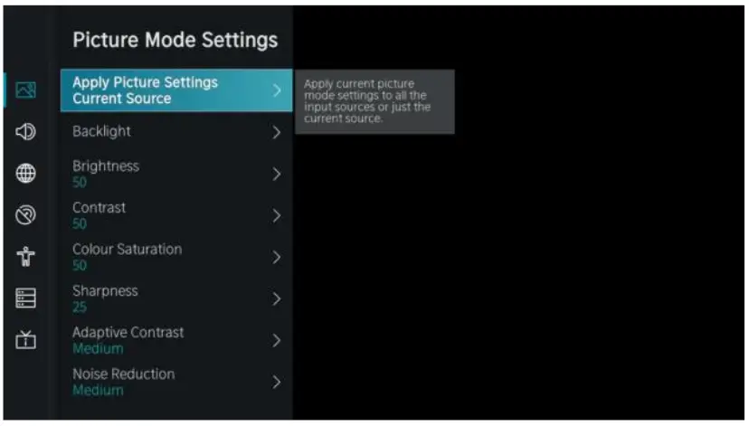 Picture Mode Settings