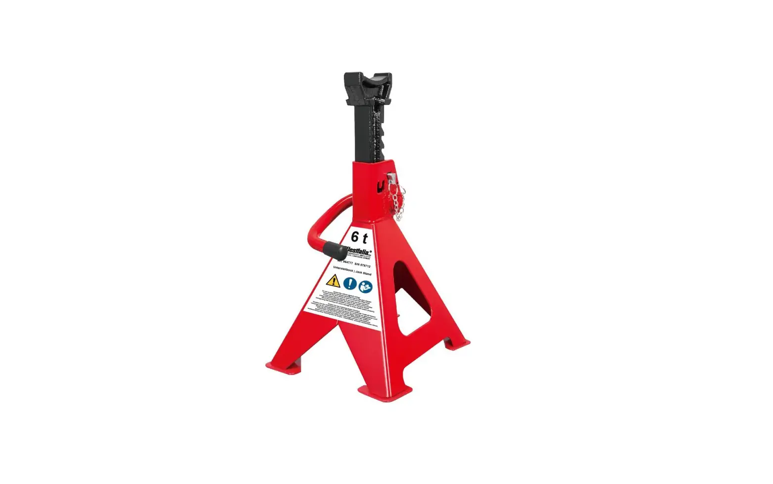 Westfalia 964777 2 Jack Stands 6 Tons Of Load Each User Manual