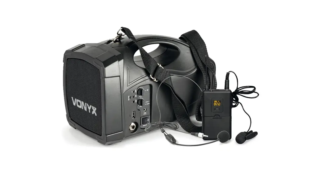 Vonyx St-012 Personal Pa Wireless System Uhf With Bodypack Instruction Manual