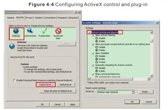 SUNELL SN-IPR80xxHCAA Active Detterence Turret Network Camera - Adding a trusted site 1