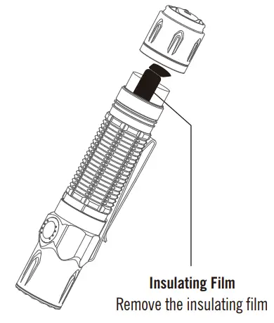 OLIGHT Warrior 3 S Flashlight - Insulating Film