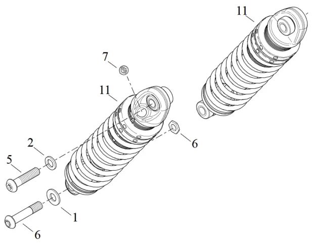 CULT WERK HD-SPO014 Rear Axle Covers for Harley Davidson Sportster -