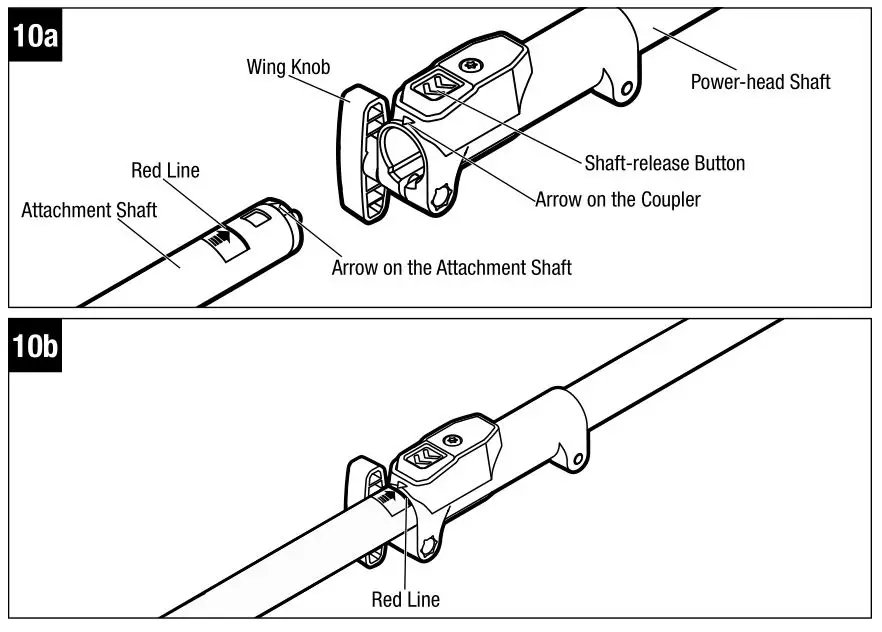 EGO BCA1220 Cordless Multi Tool System - Figure 10a,10b