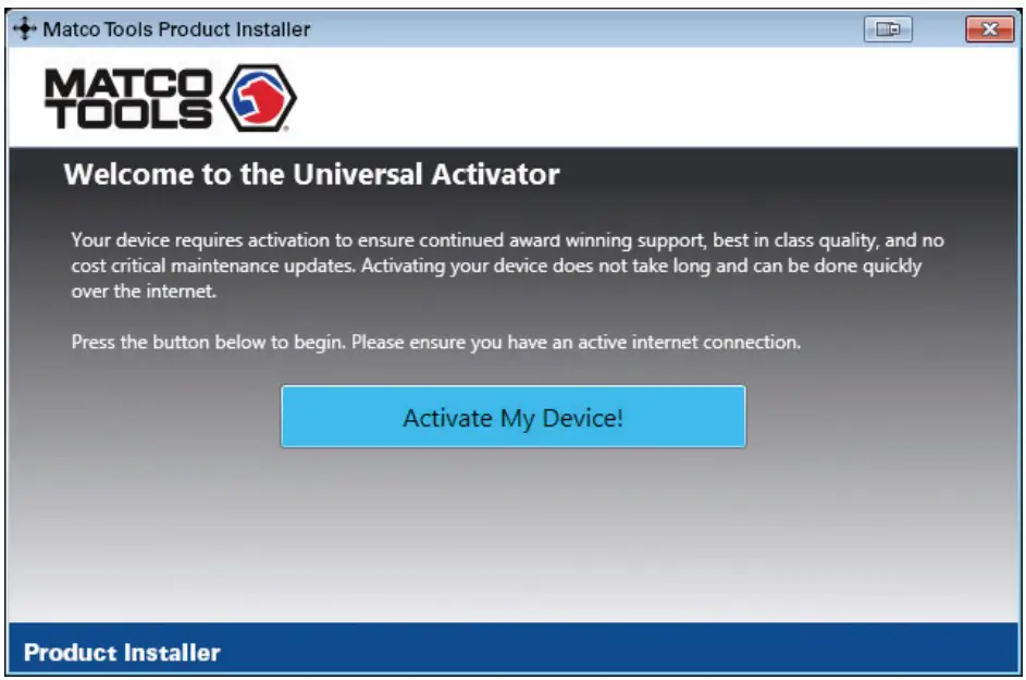 Installation & Device Activation