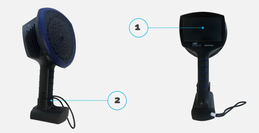 UE Systems UltraView Ultrasonic Air and Gas Leak Detection Camera - parts