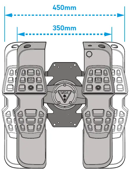 TURTLE-BEACH-Velocityone -Universal-Rudder-Pedal-Controls-FIG-6