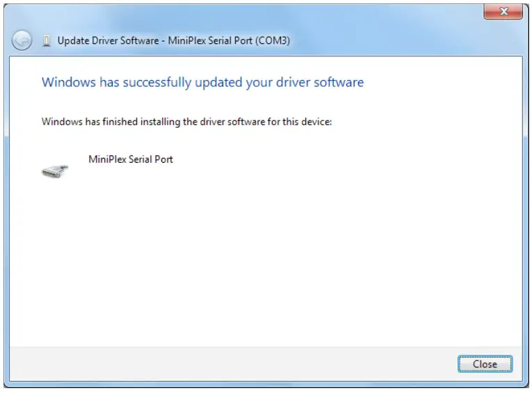 ShipModul USB enabled MiniPlex with Computer - Installation start 8