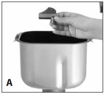 Breadman BK1200SS Professional Bread Maker - kneading paddle