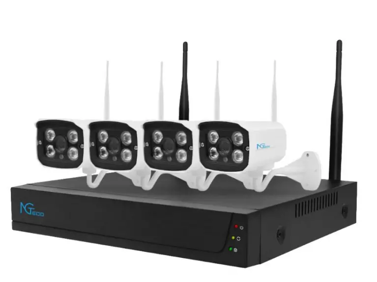 NGTECO N5 Wi-Fi NVR Kit with Hard Disk 4 Channel HD IP Camera System
