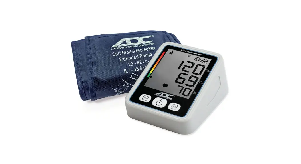 Adc 6024n Advantage Connect Upper-arm Digital Home Blood Pressure Monitor User Guide
