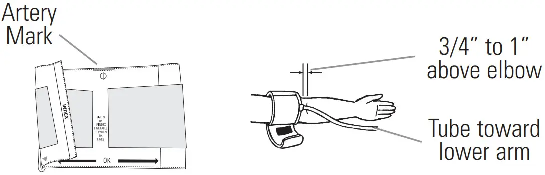 ADC 6024N Advantage Connect Upper Arm Digital Home Blood Pressure Monitor - brachial artery