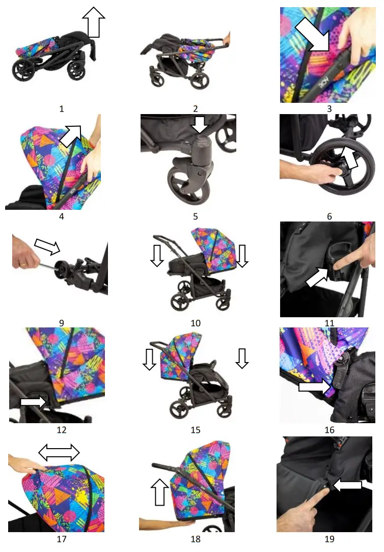 KUNERT Pram ROY Baby Stroller - parts 1