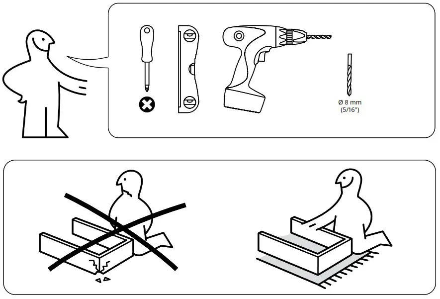 IKEA AA 1914535 7 101 EKET 1 Drawers Cabinet - Product Overview 1