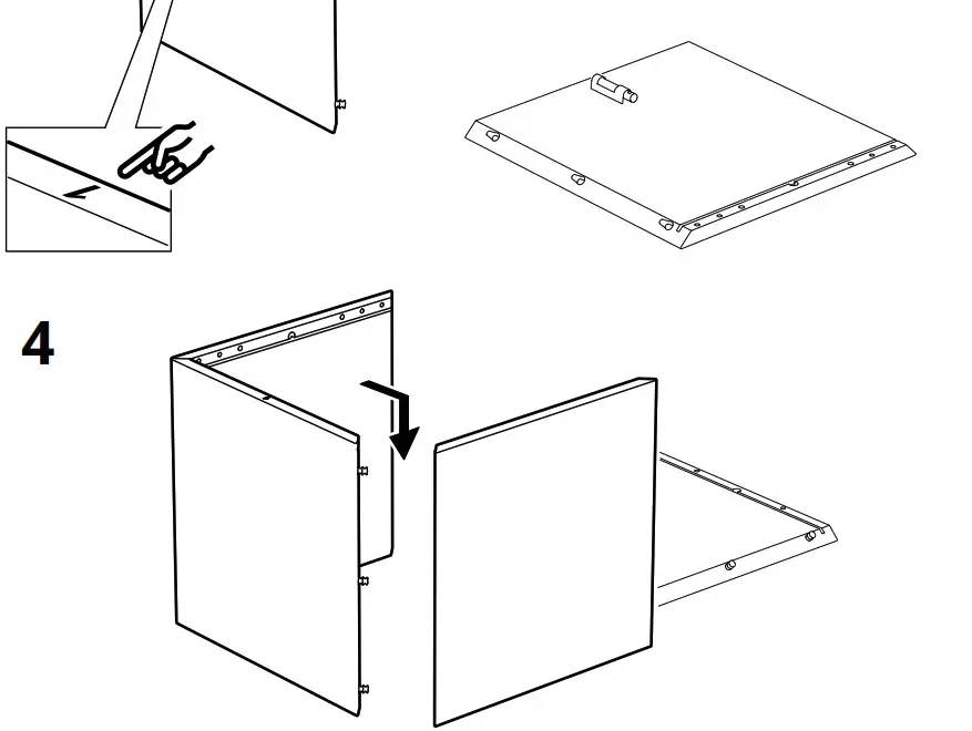 IKEA AA 1914535 7 101 EKET 1 Drawers Cabinet - Product Overview 10
