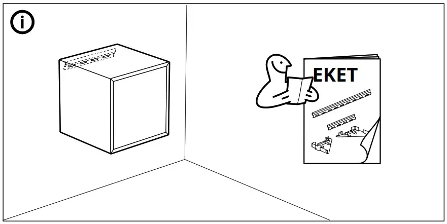 IKEA AA 1914535 7 101 EKET 1 Drawers Cabinet - Product Overview 26