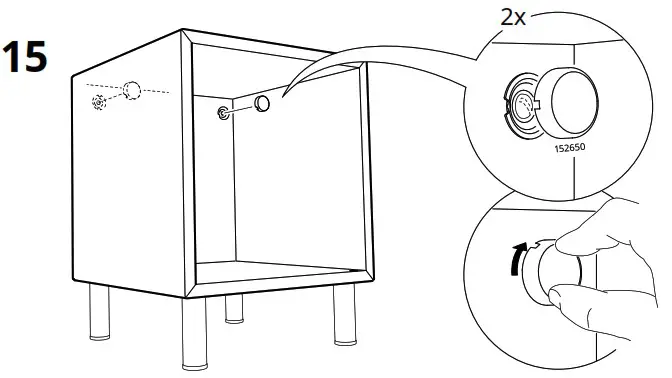 IKEA AA 1914535 7 101 EKET 1 Drawers Cabinet - Product Overview 29