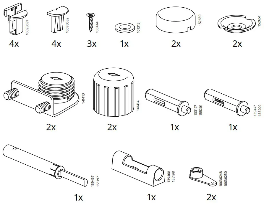 IKEA AA 1914535 7 101 EKET 1 Drawers Cabinet - Product Overview 3