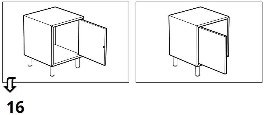 IKEA AA 1914535 7 101 EKET 1 Drawers Cabinet - Product Overview 30