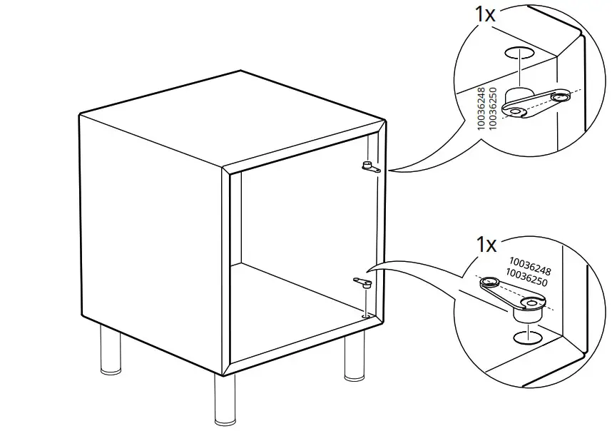 IKEA AA 1914535 7 101 EKET 1 Drawers Cabinet - Product Overview 31