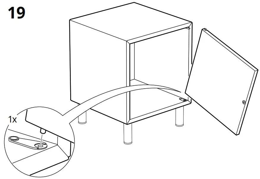 IKEA AA 1914535 7 101 EKET 1 Drawers Cabinet - Product Overview 34