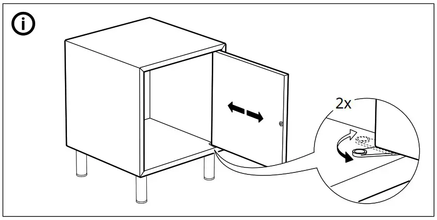 IKEA AA 1914535 7 101 EKET 1 Drawers Cabinet - Product Overview 36