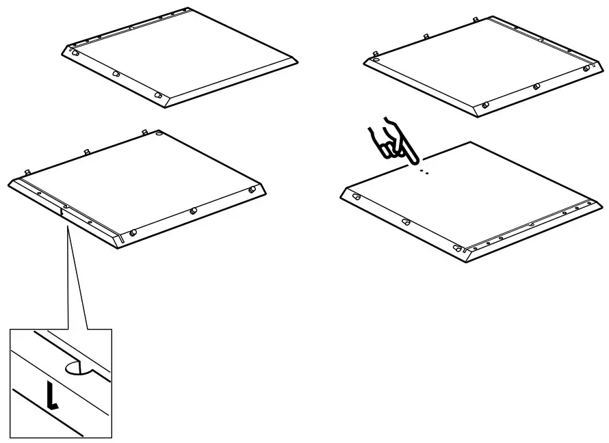 IKEA AA 1914535 7 101 EKET 1 Drawers Cabinet - Product Overview 6