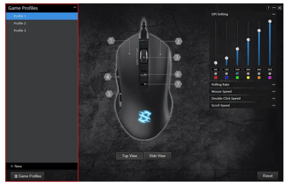 Sharkoon SKILLER SGM3 Wireless Gaming Mouse - Game Profiles