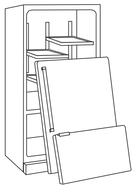 KitchenAid W11511883B Bottom-Mount Built-In Refrigerator - still