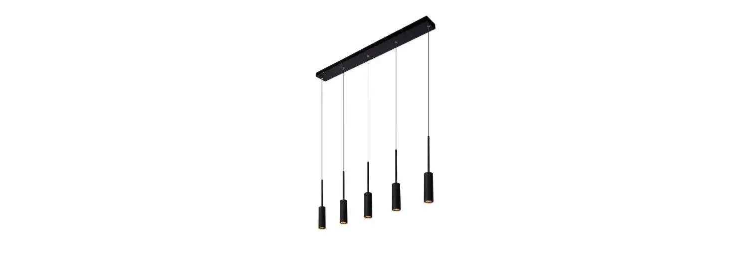 Lucide Tubule Pendant Light Led 5x7w 2700k Instruction Manual