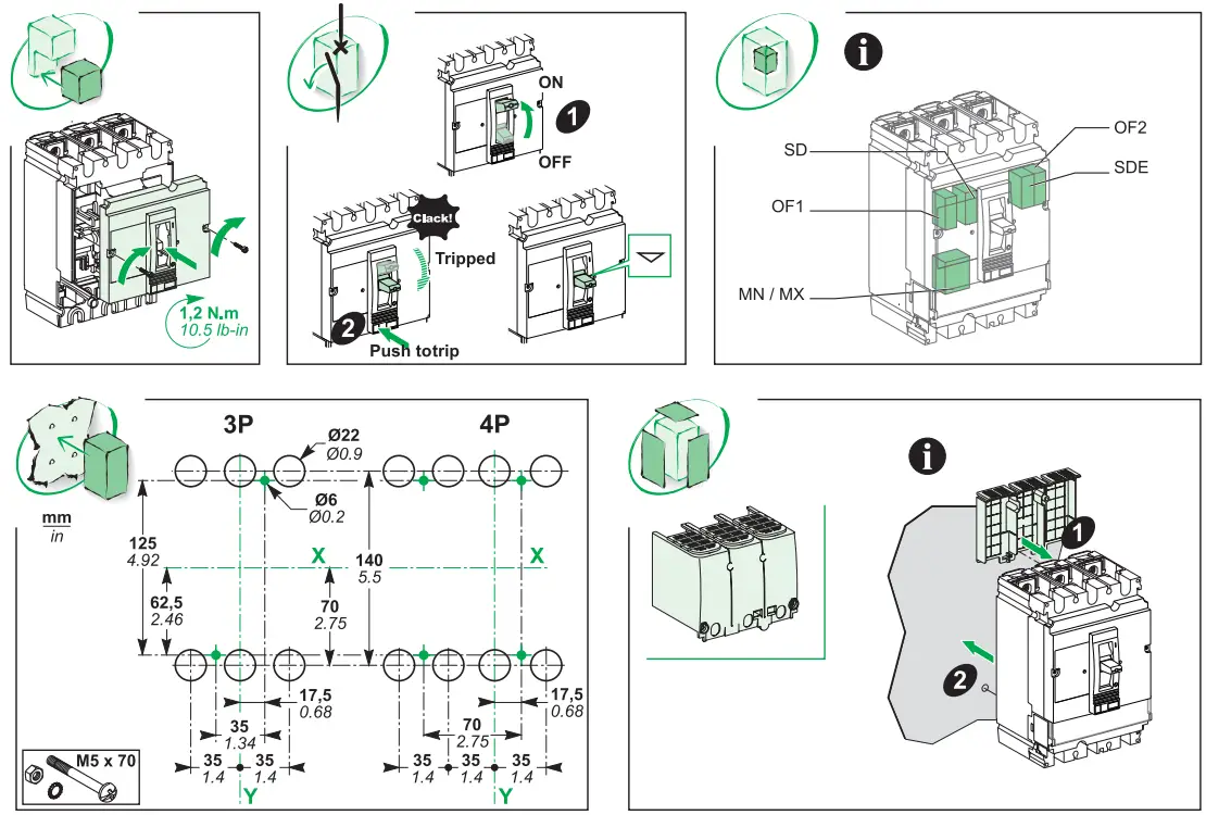 Schneider Electric LV516333 Circuit Breaker Switch Disconnector - Figure 3