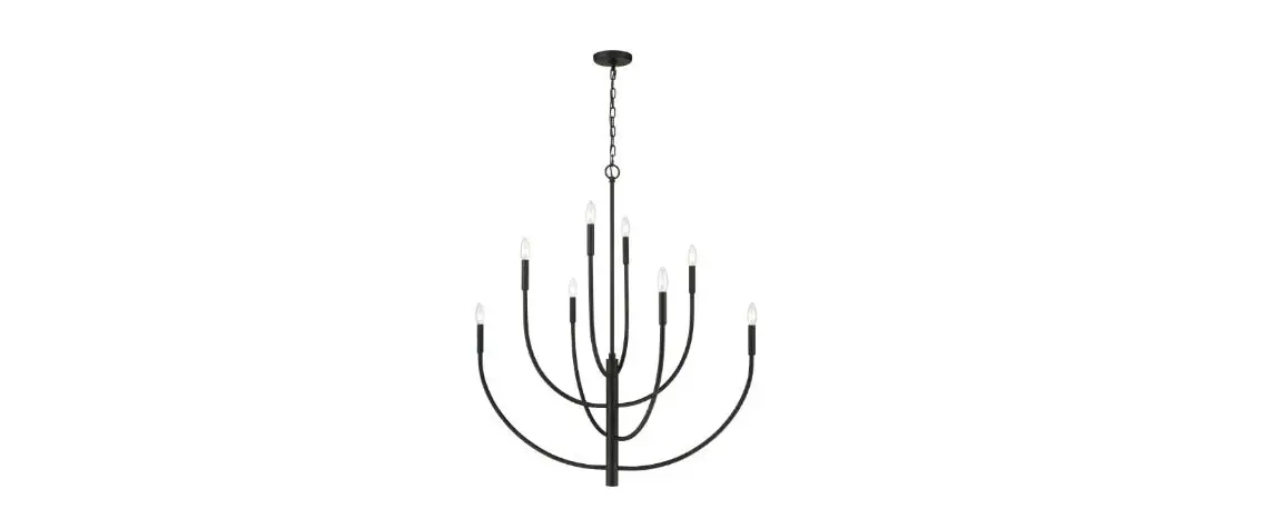 Elk Home 82028/8 Continuance 8 Light Charcoal Chandelier Ceiling Light Installation Guide