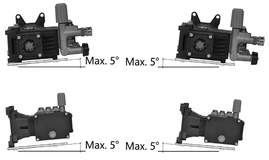 Toolcy 4000 PSI OEM Quality Power Washer Pump - diameter and length