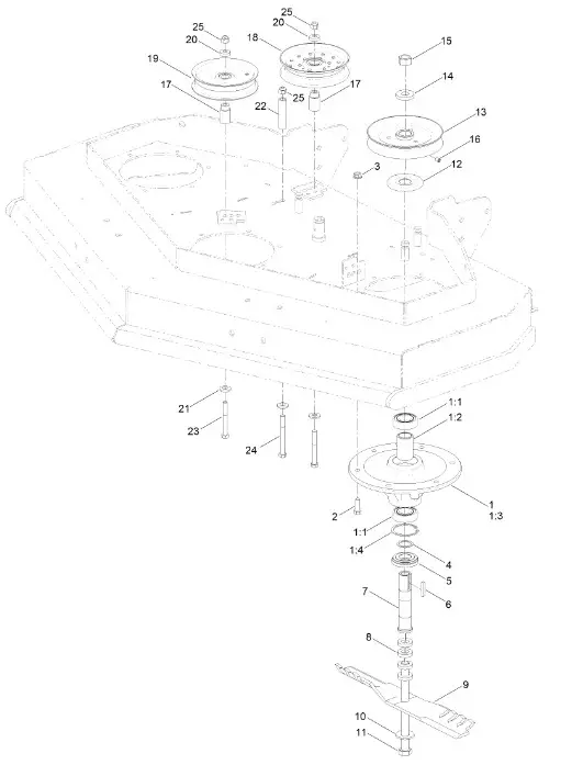 TORO 02712 Commercial Walk Behind Traction Unit - FIG 1