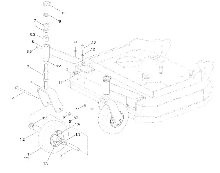 TORO 02712 Commercial Walk Behind Traction Unit - FIG 3