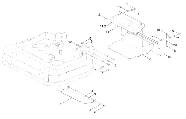 TORO 02712 Commercial Walk Behind Traction Unit - FIG 4