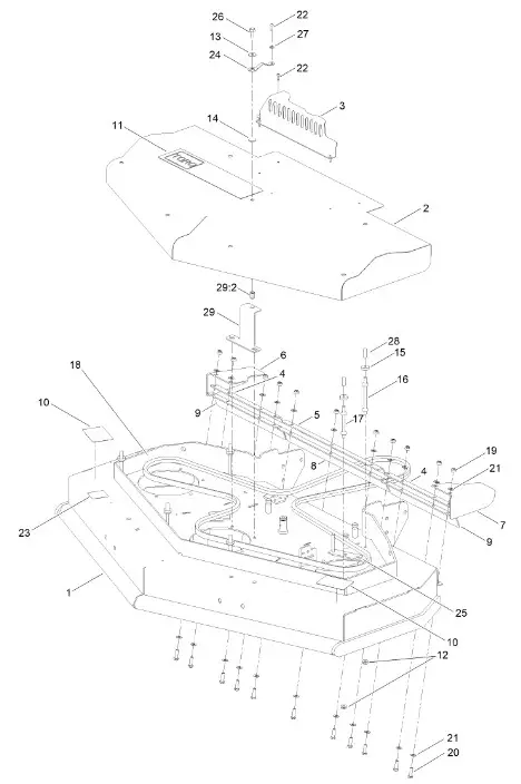 TORO 02712 Commercial Walk Behind Traction Unit - FIG