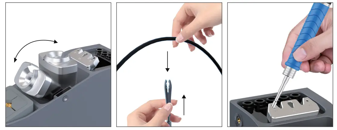 Aixun T410 Dual Channel Smart Soldering Station - Adjustable holder
