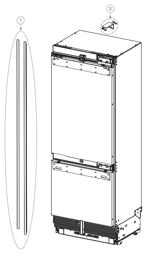 FISHER PAYKEL RS4621FLJK2 Vertical Freezer - COMPONENTS 6
