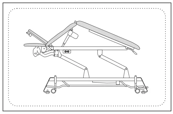 HABYS Evero X7 Stationary Massage Tables - table top