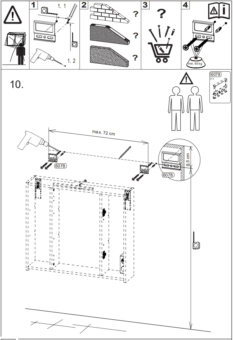 GERMANIA 2754 Mirror Cabinet - ASSEMBLY 12