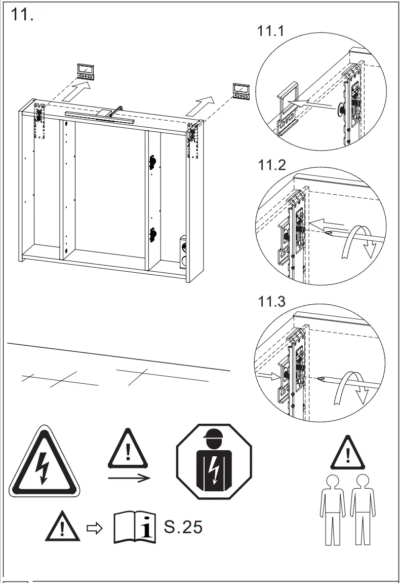 GERMANIA 2754 Mirror Cabinet - ASSEMBLY 14