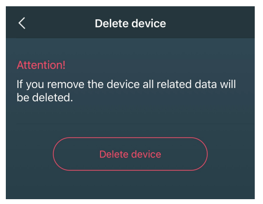 Delete device