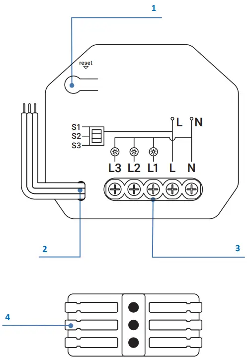 Main elements of the device
