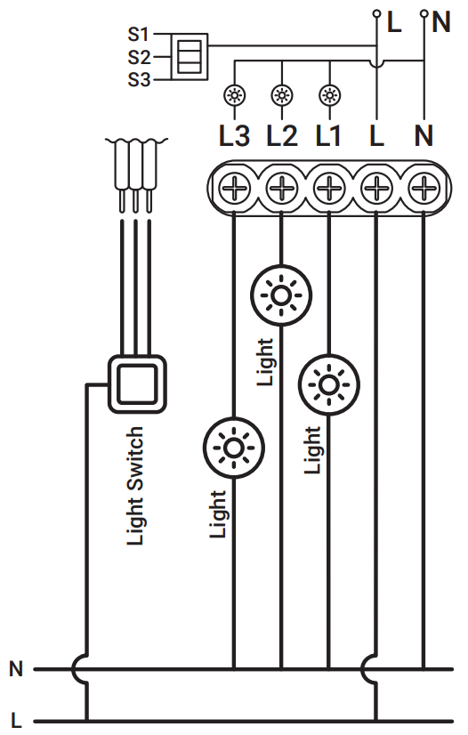 Connecting device to the power grid