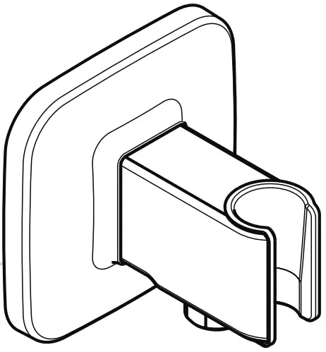 hansgrohe AXOR Urquiola Bouroullec Shower Holder Unit - fig1