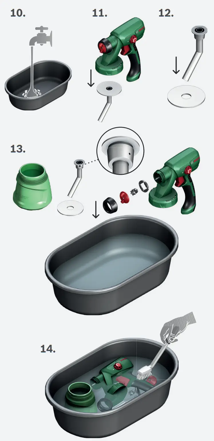 BOSCH PFS 2000 Paint Spray System - Parts 11