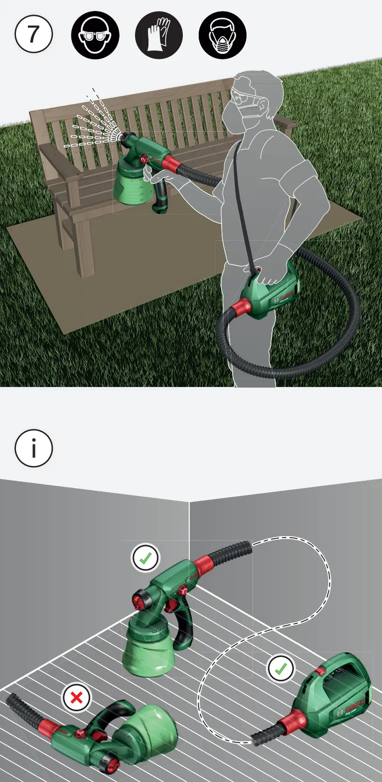 BOSCH PFS 2000 Paint Spray System - Parts 8
